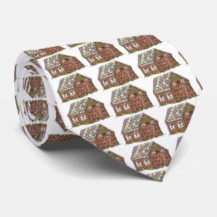 Cravate Candy Gingerbread Maison Noël Vacances Nectie