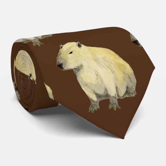 Cravate Capybara (Roulé)