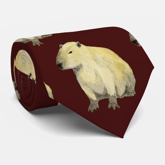 Cravate Capybara (Roulé)