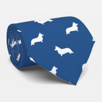 Cardigan Welsh Corgi Silhouettes Motif