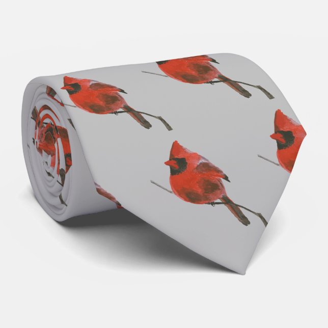 Cravate Cardinal rouge (Roulé)