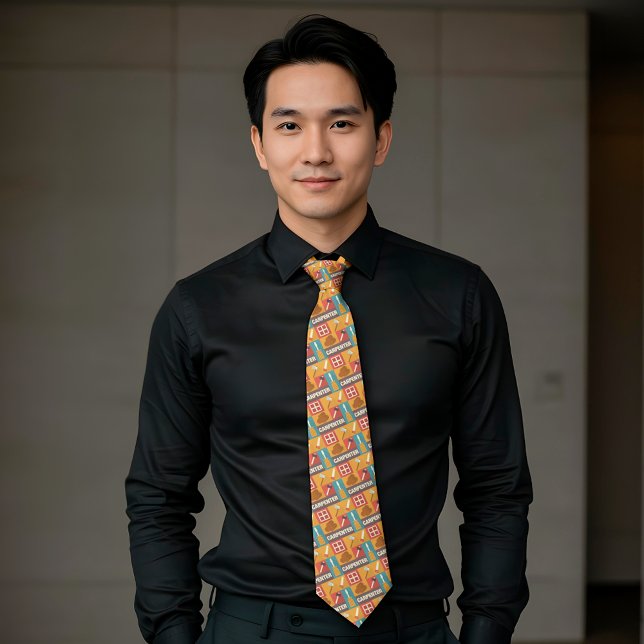 Cravate Carpenter Professionnel Iconique Conçu (Créateur téléchargé)