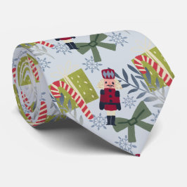 Cravate carrelage de noix de Noël festif