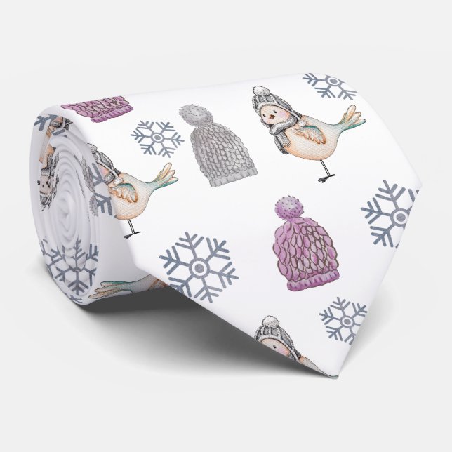 Cravate Casquettes Knit en laine et choux éperons (Roulé)