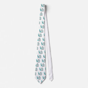 Cravate Cervical Cancer Ribbon My Hero My Wife