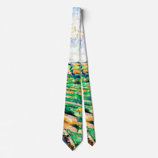 Cravate Cezanne - Campagne à Auvers-Sur-Oise (Devant)