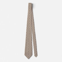 Chaîne géométrique masculine beige et marron
