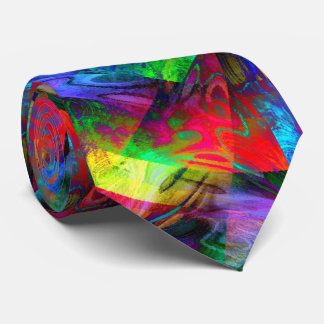 Cravate Chaos cool art abstrait moderne