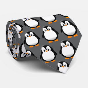 Cravate Charbon à mante pingouin