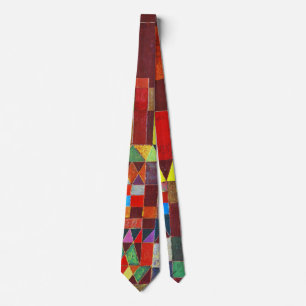 Cravate Château et Soleil, Paul Klee