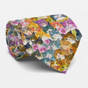 Cravate Chats Lots & beaucoup de Chats