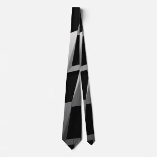 Cravate Chaussettes à motif géométrique noir et gris moder