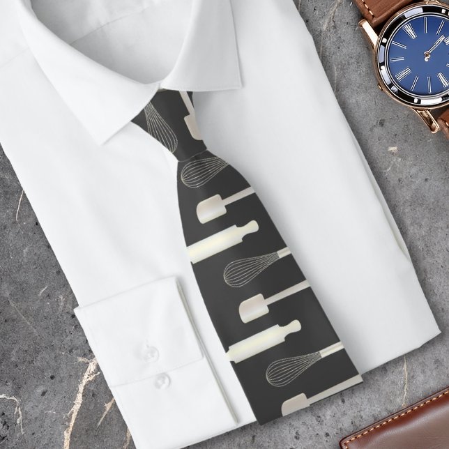 Cravate Chef pâtissier de boulangerie moderne (Créateur téléchargé)