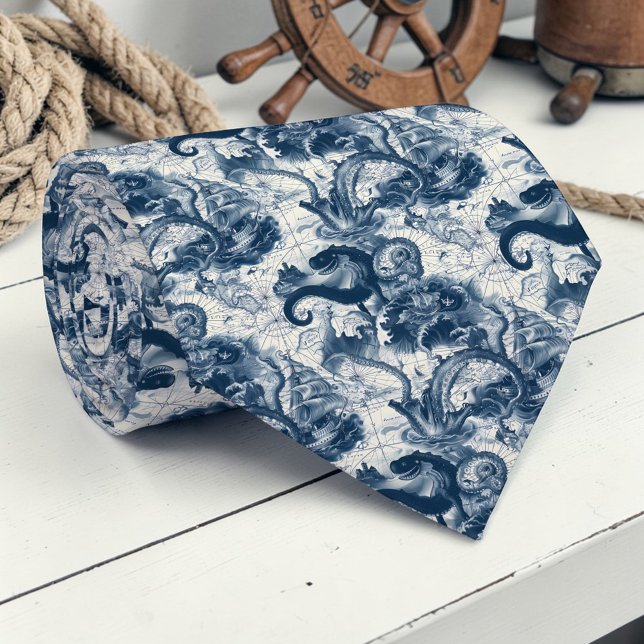 Cravate Chemise à col personnalisée Toile Nautique (Créateur téléchargé)