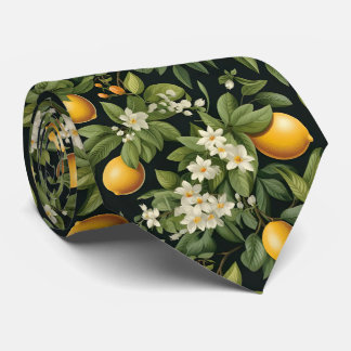 Cravate Chemise à motifs citron pour hommes