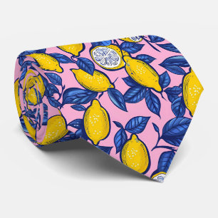 Cravate Chemise à motifs citron pour hommes
