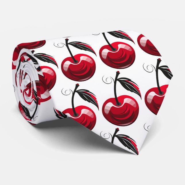 Cravate Cherry sauvage (Roulé)