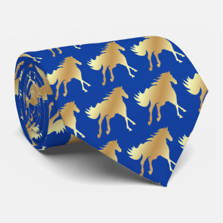 Cravate Cheval Mustang Équipe Mascotte Football Necktie