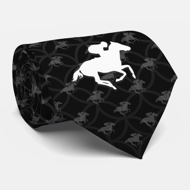 Cravate Cheval Raceing (Roulé)
