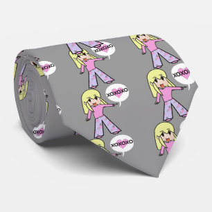 Cravate Chibi Saint-Valentin