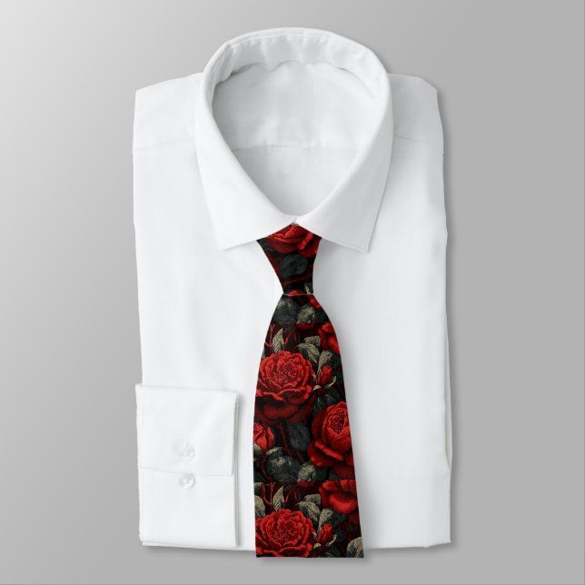 Cravate Chic Dads Day Gifts Gardenias Floral (Attaché)