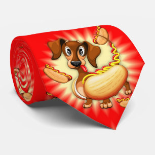 Cravate Chien chaud Dachshund