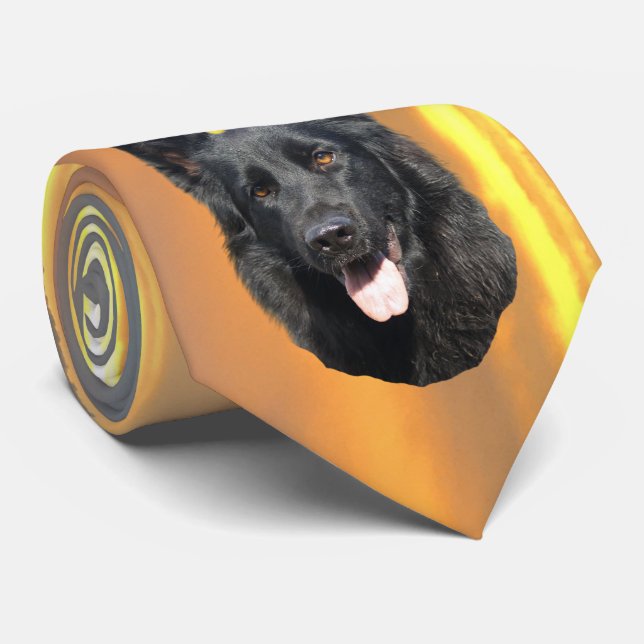 Cravate Chien de berger (Roulé)