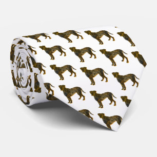 Cravate Chien de boîte Silhouette Halloween Cou blanc