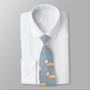 Cravate Chien mignon et Motif sans os
