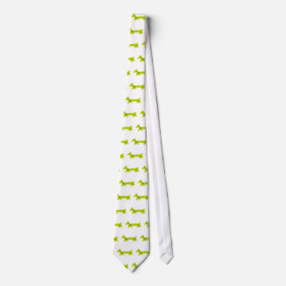Cravate Chienchien vert de ballon