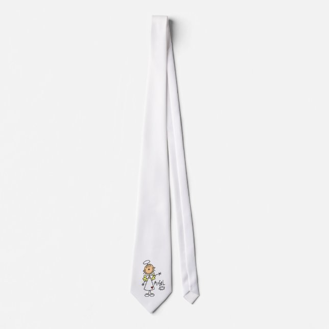 Cravate Chiffre T-shirts et cadeaux de bâton d'ange (Devant)