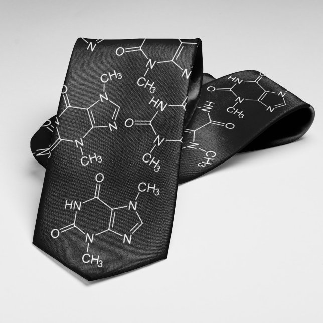 Cravate Chocolat Molecule Chimie (Créateur téléchargé)