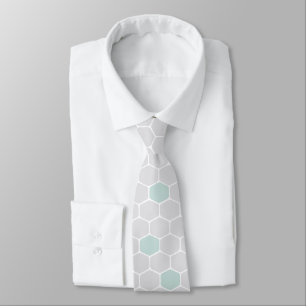 Cravate Choisissez vos couleurs - Motif hexagonal