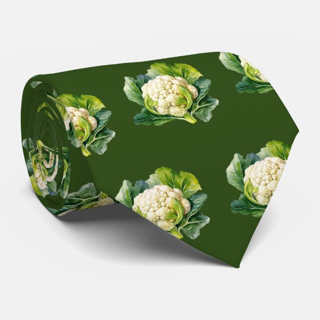 Cravate Chou-fleur motif cool carrelé (Roulé)
