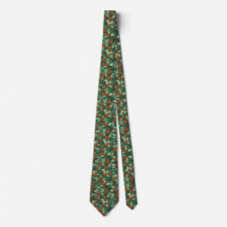 Cravate Christmas Holly Berry Neck Tie