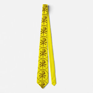 Cravate Christogramme sacré Chi-Rho Beaux-Arts