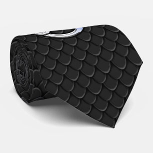 Cravate Chrome comme cancer Symbole Zodiaque sur le style