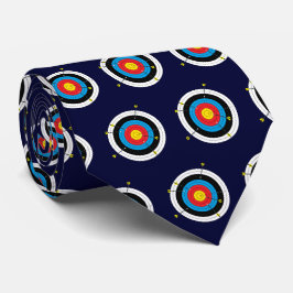 Cravate Cibles et flèches à tir à l'arc