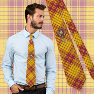 Cravate Cimier du clan MacMillan sur tartan de robe de soi