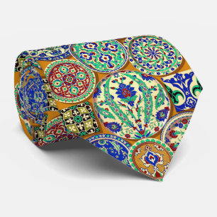Cravate circa 1890 Persian motifs print