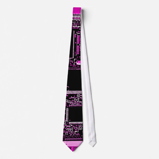 Cravate Circuit pink (Devant)