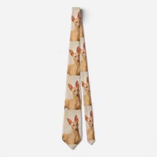Cravate Cirneco dell’Etna Peinture - Cute Original Chien A