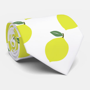 Cravate Citrus Fruit Lemon Pattern Neck Tie