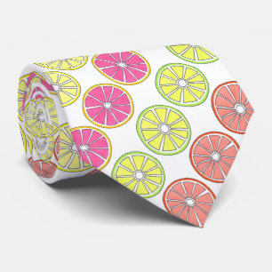 Cravate Citrus tropical Citrus citron citron citron citron