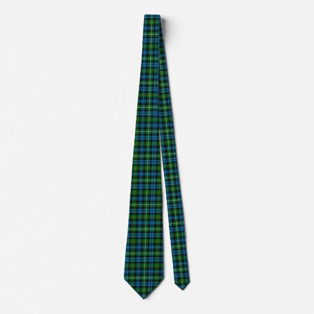 Cravate Clan Écossais Campbell D'Argyll Tartan Plaid (Devant)