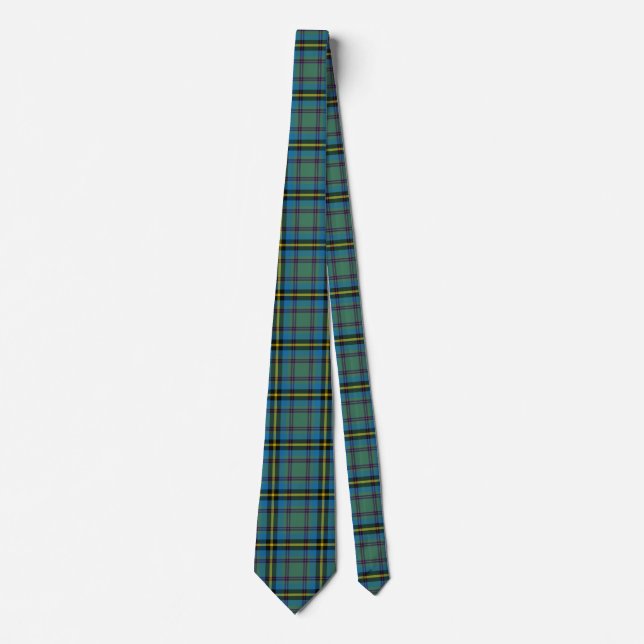Cravate Clan écossais Carrick Chasse Tartan Plaid (Devant)