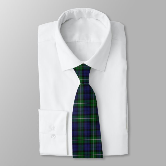 Cravate Clan écossais Forbes Tartan Plaid (Attaché)