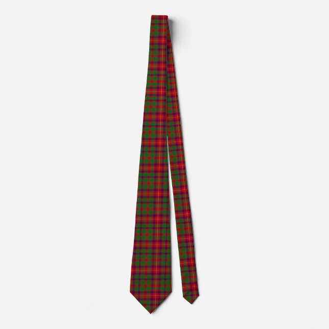 Cravate Clan écossais Geddes Tartan Plaid (Devant)