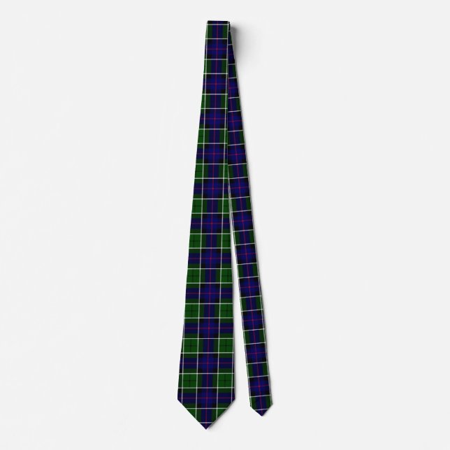 Cravate Clan écossais Leslie Tartan Plaid (Devant)