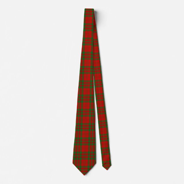 Cravate Clan écossais Livingstone Tartan Plaid (Devant)
